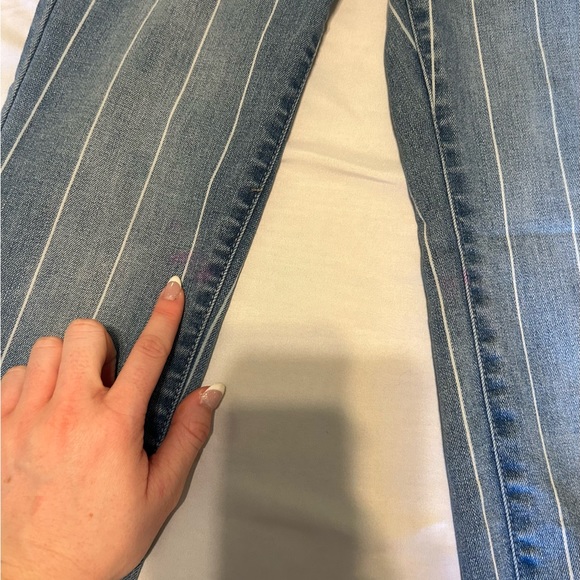 Tilly’s RSQ Pinstripe Non-Distressed Ibiza Skinny Jeans - Picture 9 of 11